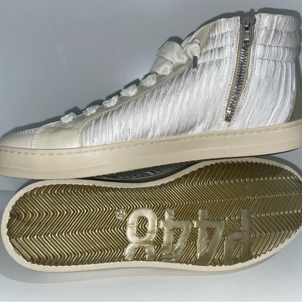 Women’s P448 Eyelet High-Top Sneakers